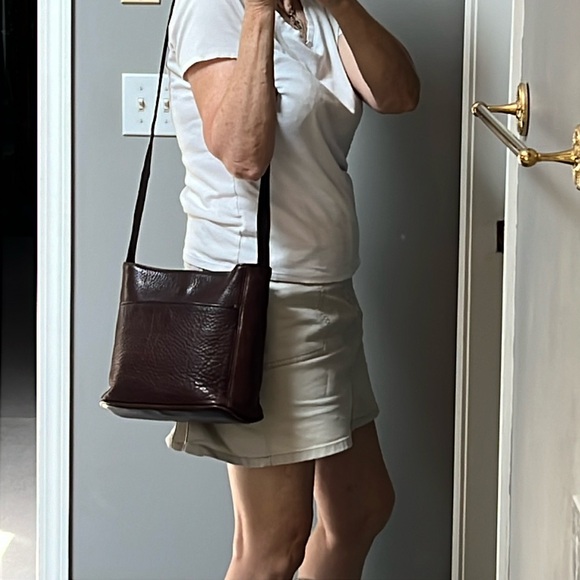 Coach Sonoma Brown Pebbled Leather Vintage Y2K Shoulderbag Handbag Distressed - Picture 2 of 14